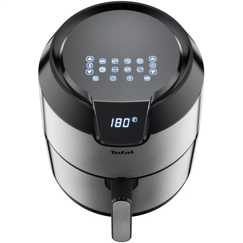 Tefal Easy Fry EY401D Single 4,2 L losse heteluchtfriteuse 1500 W zwart, roestvrij staal