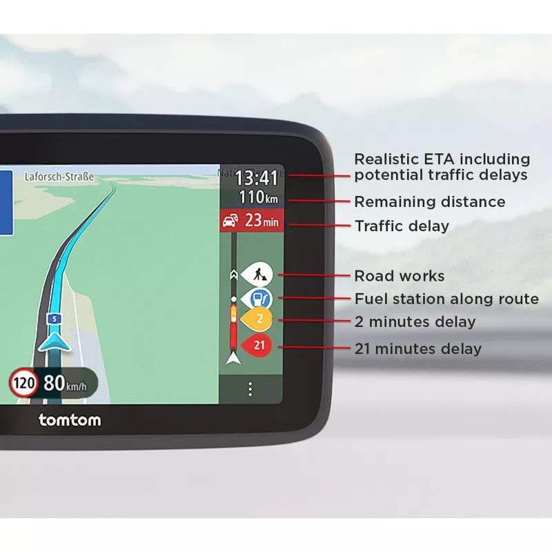 TomTom GO Classic navigator 15,2 cm 6 inch touchscreen zwart