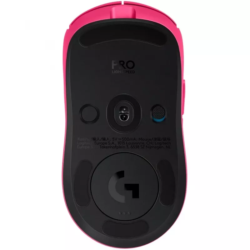 Muis Logitech Pro 2 Lightspeed roze interface