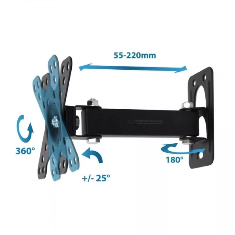 Esperanza HORUS 127 cm (50) zwart
