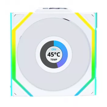 Lian Li UNI FAN SL Wireless LCD 120 12 cm wit 31 dB 51,45 cfm