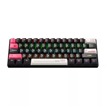 Bedrade gaming-toetsenbord Onikuma G55 zwart QWERTY — compacte layout, multimediatoetsen