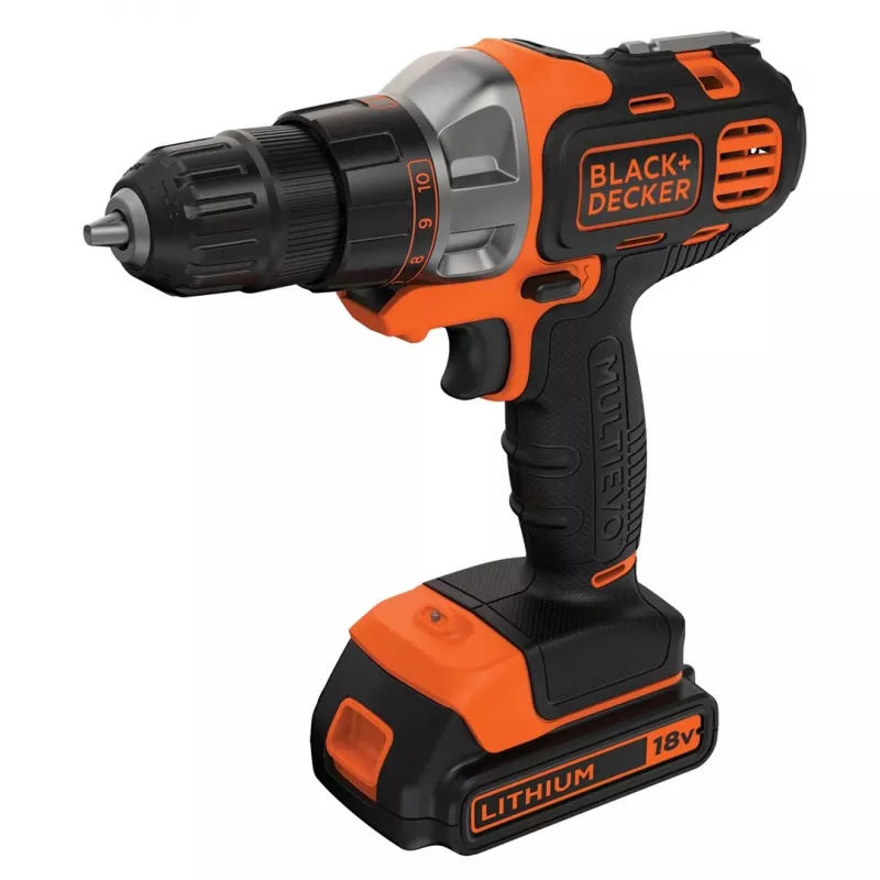 Black & Decker MT218K-QW oscillerende multitool zwart, oranje 8500 OPM