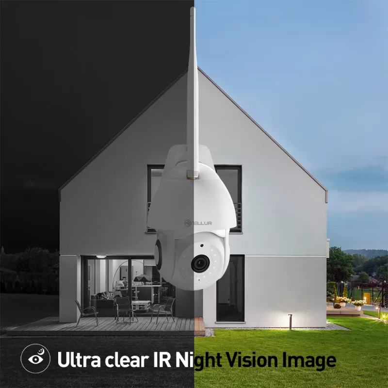 Beveiligingscamera Tellur TLL331451 3MP UltraHD PTZ wit