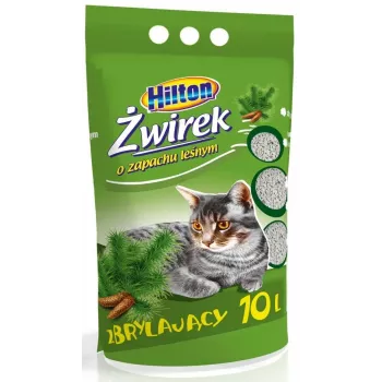 Klontvormende bentoniet kattenbakvulling Hilton Forest geur 10 l, snel absorberend, geurverwijderend
