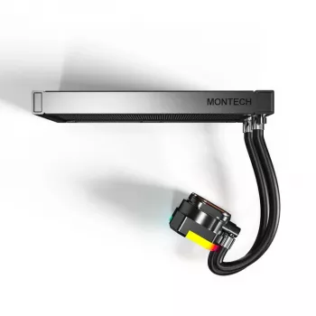 All-in-one vloeistof-CPU-koeler Montech Hyper Flow ARGB 240 mm, zwart