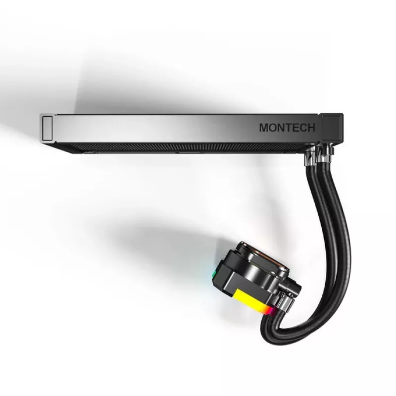 All-in-one vloeistof-CPU-koeler Montech Hyper Flow ARGB 240 mm, zwart