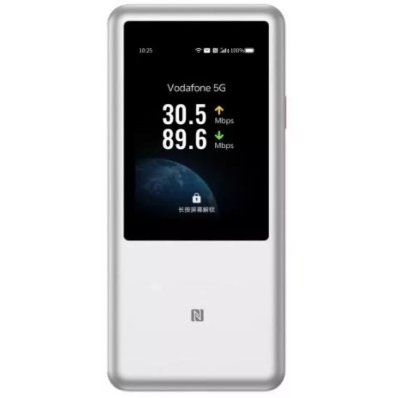 WLAN-router ZTE U60 Pro dualband Wi-Fi 802.11ac, 3600 Mbit/s, 10000 mAh accu, wit, interne antennes