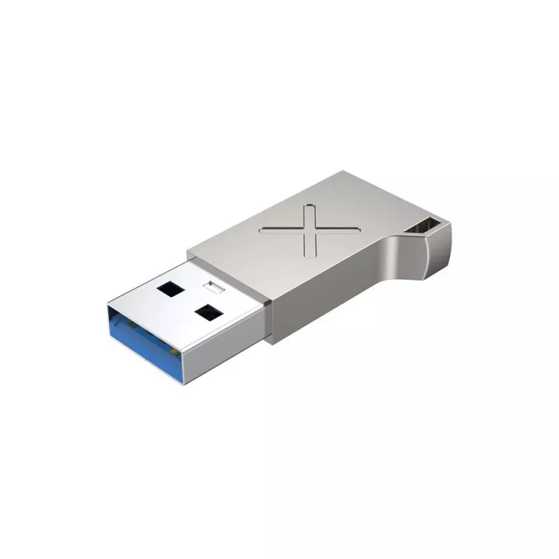 Unitek A1034NI adapter USB-A male naar USB-C female, USB 3.1 Gen1, zilver