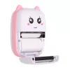 Thermische kassabonprinter Extralink EPP-001 roze met 5 rollen blanco thermopapier