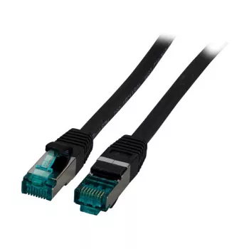 EFB-Elektronik RJ45-patchkabel Cat.6A S/FTP LSZH zwart 7,5m Fabrikant: EFB Elektronik (MK6001.7,5B)