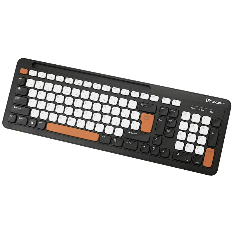 Tracer Greg RF draadloos toetsenbord, 2,4 GHz, volledig formaat, zwart