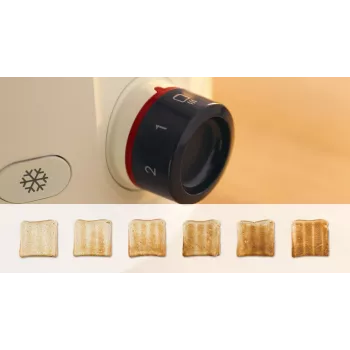 Bosch toaster | TAT2M127 MyMoment | vermogen 950 W | aantal sleuven 2 | behuizingsmateriaal kunststof | beige