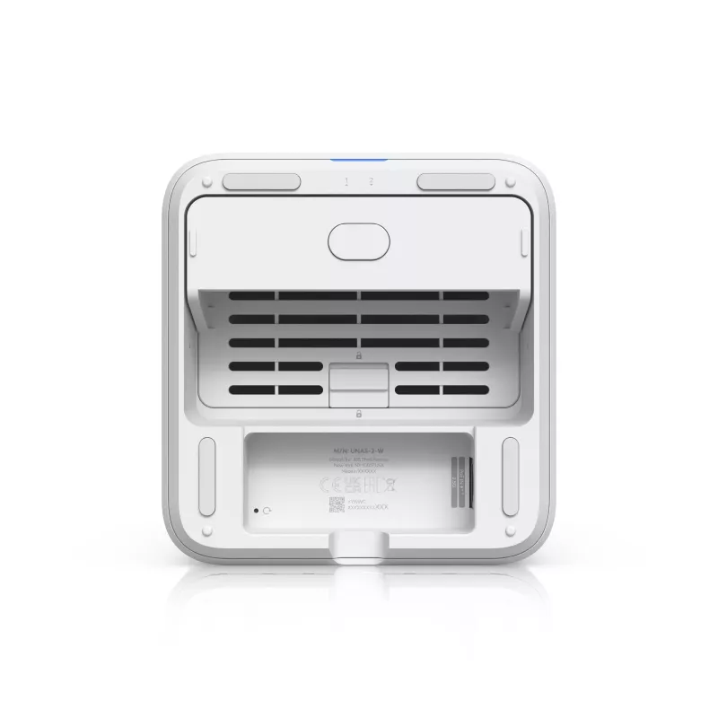 Ubiquiti UNAS-2-W Unifi Nas 2X 3.5 HDD-bays, 2,5 GbE, USB-C, PoE++-adapter