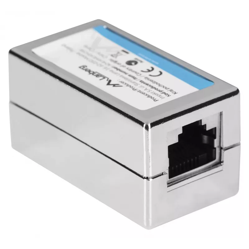 Lanberg AD-RJ45-RJ45-OS6 kabel-geslachtsomvormer RJ-45 zilver