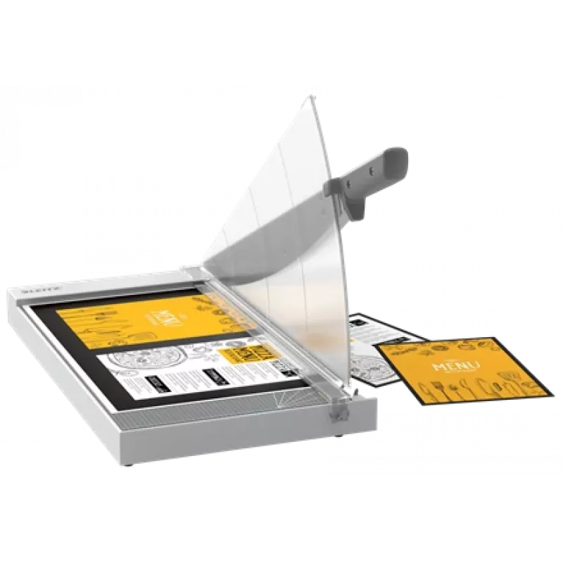 Leitz Precision Home Office papiersnijder A3, 10 vel, handmatige klem, RVS, A3, 80 g/m², staal