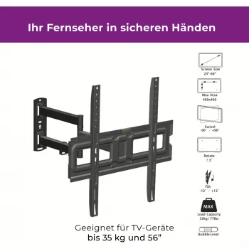 Wandbeugel Ultron WM200 88,9 cm (35 inch) Zwart
