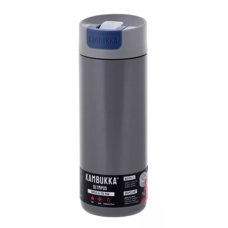 Kambukka Olympus Serious grijs - thermobeker, 500 ml