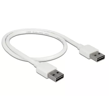 USB-kabel USB 2.0 DeLOCK 85192 0,5m wit
