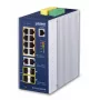 Managed switch PLANET IP30 Industrial L2+/L4 8-poorts Gigabit Ethernet