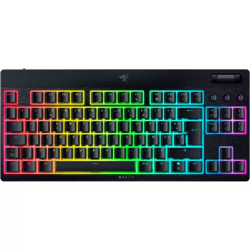 BlackWidow V4 Low-Profile TKL HyperSpeed, Gaming-toetsenbord Zwart, DE-layout, Razer Low-Profile Orange