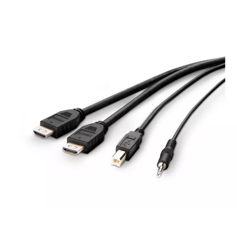 Belkin Secure KVM combo kabel - video- / USB- / audiokabel - TAA-conform - USB, mini-jack, HDMI (M)