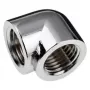 Fitting Alphacool 17589 messing chroom 19,7 mm