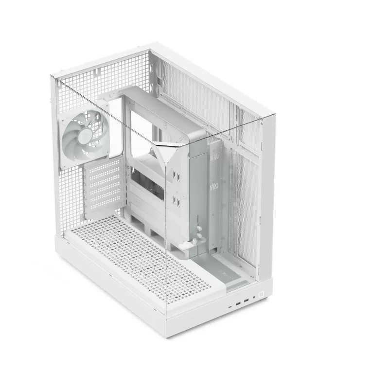APNX towercase V2 — wit, geharde glaspanelen x3
