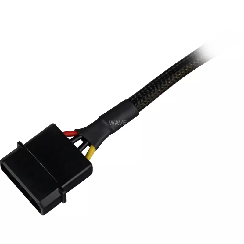 SATA-stroomadapterkabel Sharkoon 15 cm — adapter voor SATA-stroomaansluitingen