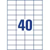 Avery Zweckform 3651 universele etiketten 52,5 x 29,7 mm 100 vel wit