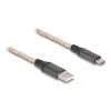 DeLOCK USB 2.0-kabel Type-A naar USB Type-C RGB 1m
