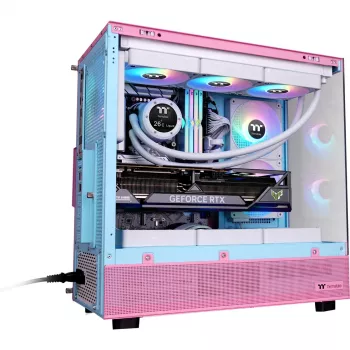 Thermaltake View 270 Plus TG ARGB Bubble Pink - behuizing - ATX - midi/mini tower - ATX