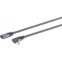 USB-kabel S/CONN 13-56010 USB 3.2 Gen 2x2 0,5 m USB-C grijs