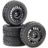 Absima 1 10 Rally Winded Complete wielen Zwart 4 stuks (2510061)