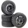 Absima 1 10 Rally Winded Complete wielen Zwart 4 stuks (2510061)
