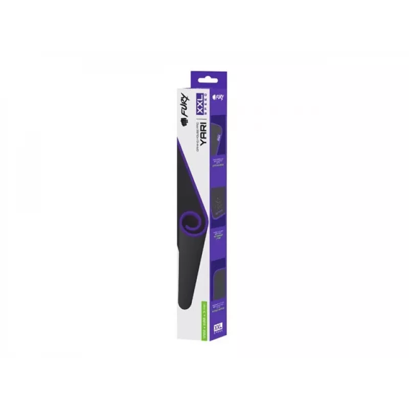 MUISPAD FURY YARI SPEED XXL ZWART 1200X600MM