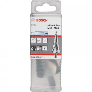 Trapsgewijze boor Bosch HSS 2608587427
