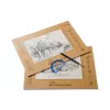 Teken- en schetspapier SMLT A3, 160 g/m², 20 vel, gelijmd