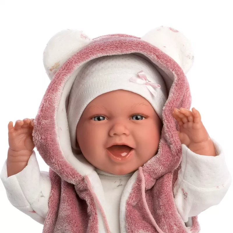 Llorens 74070 Mimi lachende babypop met geluid, 42 cm
