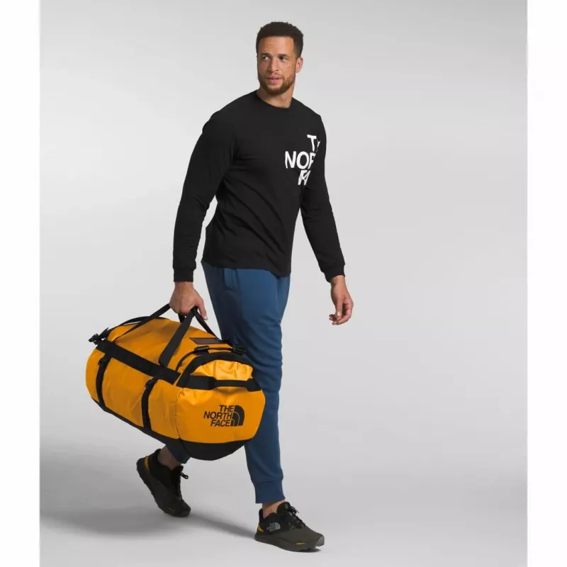 The North Face Base Camp Duffel L reistas 95 L polyester zwart, geel
