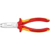 Knipex 13 46 165 striptang rood, geel