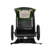 Hondentransportbox BURLEY Tail Wagon BU-947108 — zachte hondentransportbox, zwart/groen