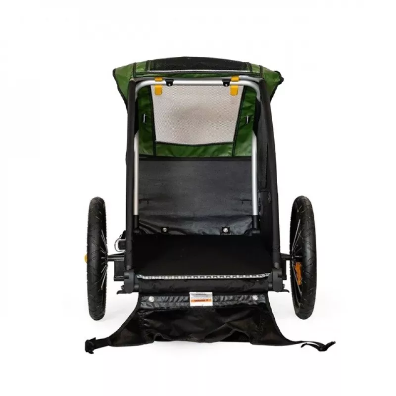 Hondentransportbox BURLEY Tail Wagon BU-947108 — zachte hondentransportbox, zwart/groen