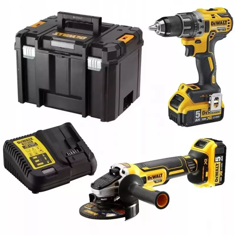 DeWALT 18V accu-gereedschapsset – boor- en schuurset