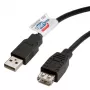 ROLINE USB-verlengkabel - USB Type-A, 4-polig (M) - USB Type-A, 4-polig (V)