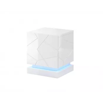 Nachtlampenset Cama Meble QIU — opbouw blauw LED, AC-voeding, 2 stuks