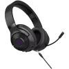 Lorgar Noah 702 (LRG-GHS702) draadloze gaming-headset, Bluetooth 5.3, USB-ontvanger, 3,5 mm AUX, 40 mm drivers, 1000 mAh, RGB, zwart