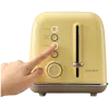 BUYDEEM 2-broodjes toaster, model DT620E, kleur Mellow Yellow, EU