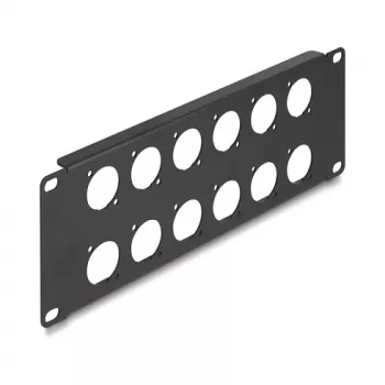DeLOCK patchpanel-accessoire 88054 rackmontage 2U zwart