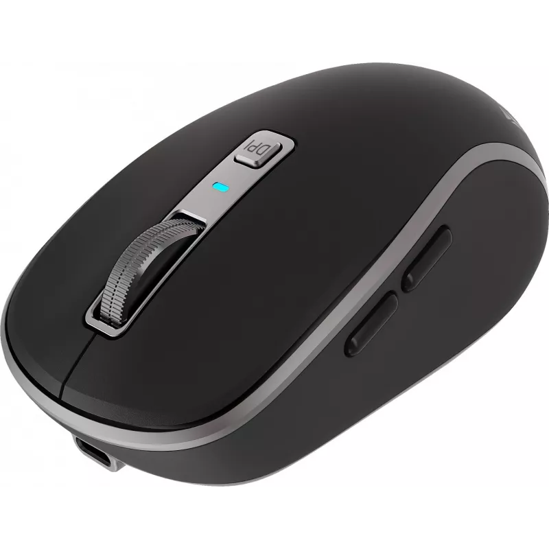 Dual WiFi+Bluetooth draadloze muis, oplaadbare accu, 5 knoppen